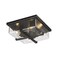Z-Lite Sana 4 Light Outdoor Flush Ceiling Mount Fixture, Black And Seedy 592F-BK - alternate 3